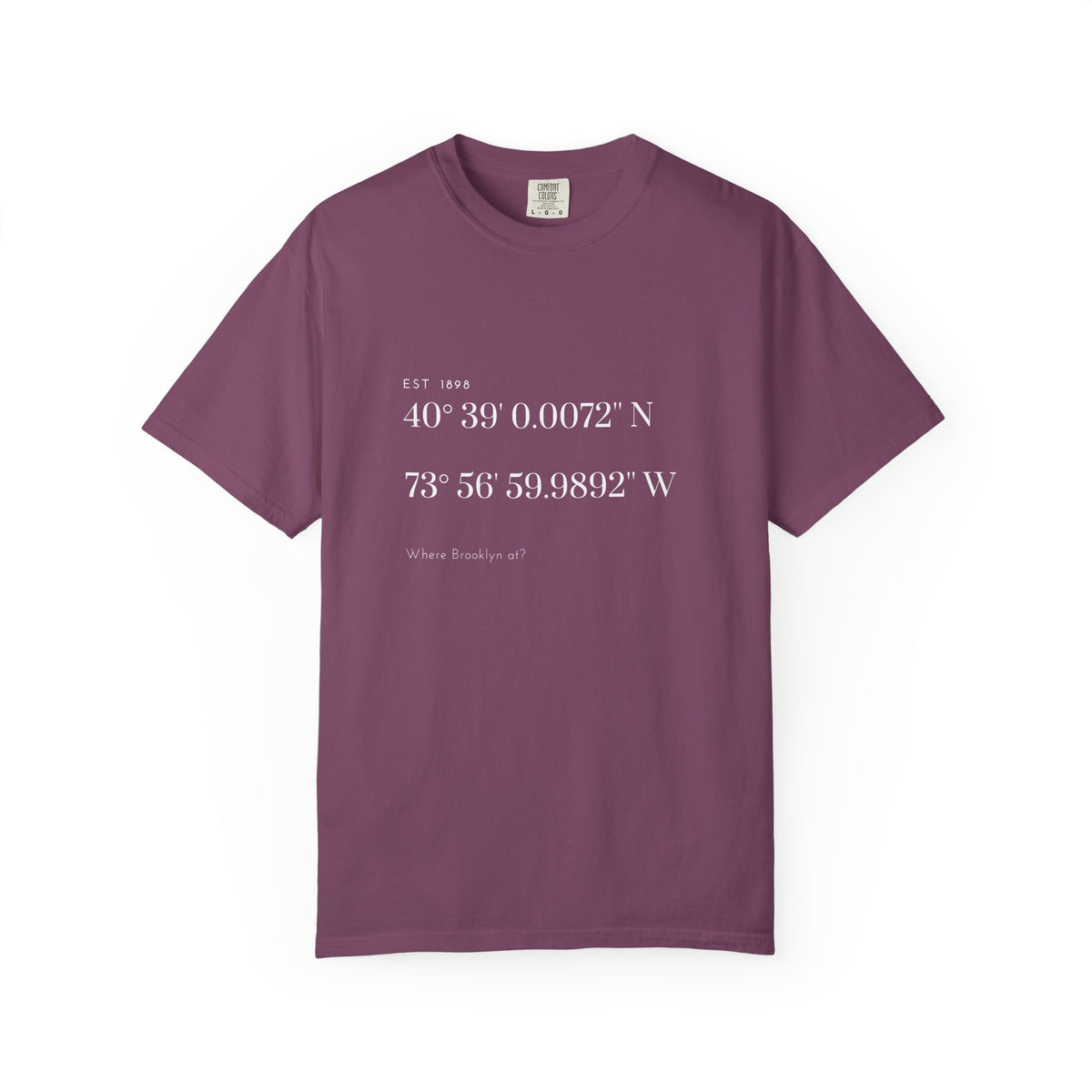 Luxe  Graphic Tee - Brooklyn Coordinates Locked
