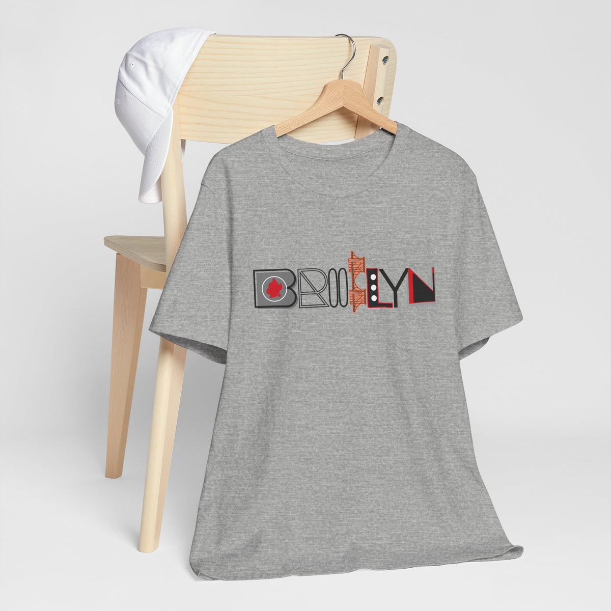 Luxe Graphic Tee — Brooklyn Landmark & Skyline Graphic