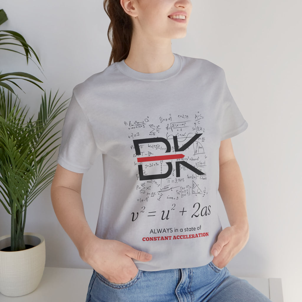 Luxe Graphic Tee - Brooklyn Scientific Equation for Constant Acceleration