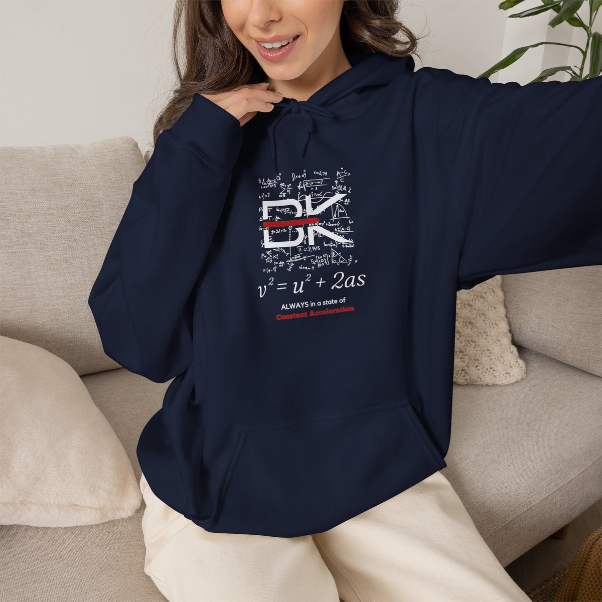 Luxe Hoodie — Brooklyn Scientific Equation Constant Acceleration