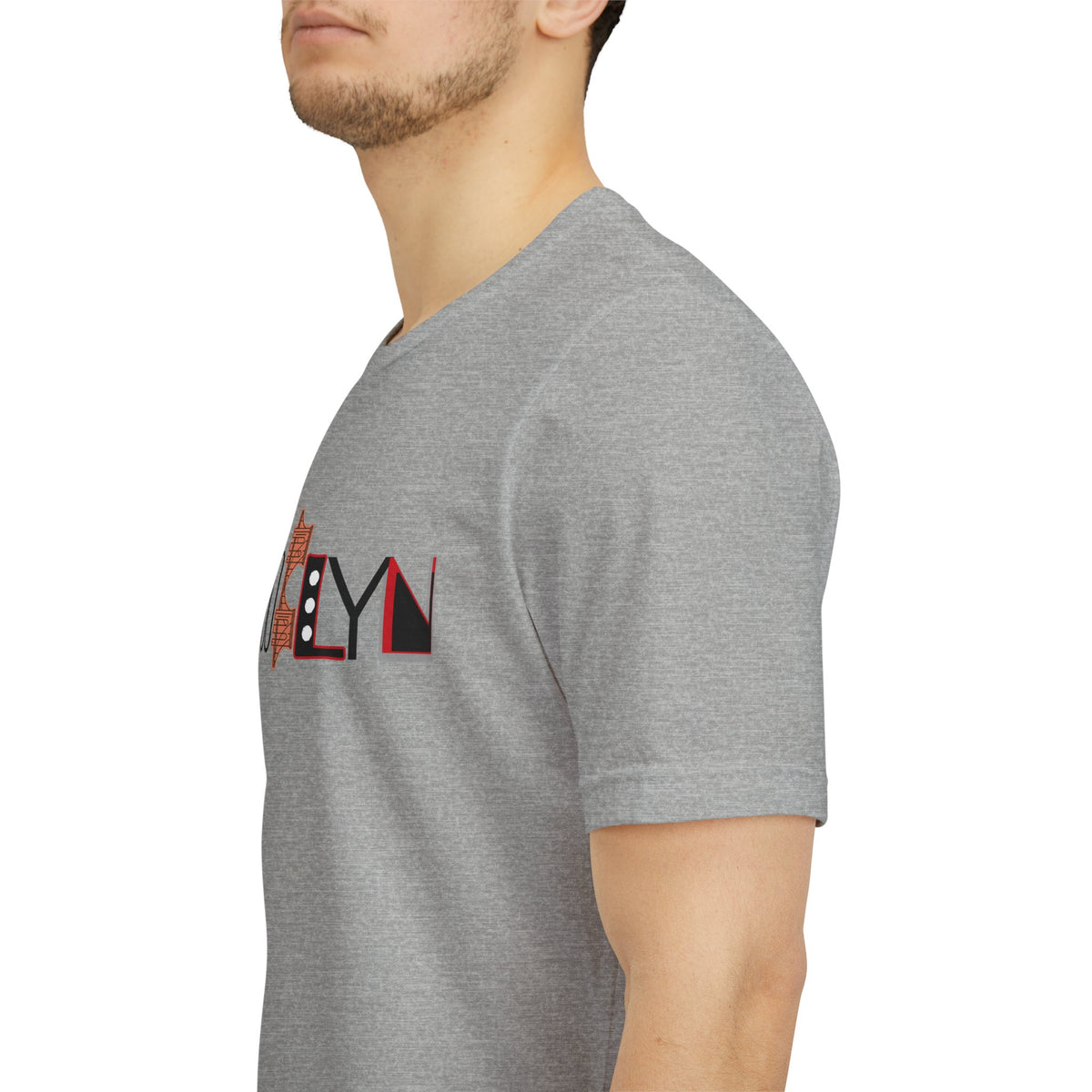 Luxe Graphic Tee — Brooklyn Landmark & Skyline Graphic