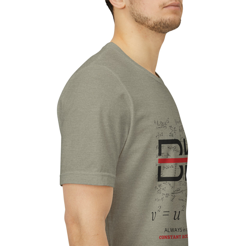 Luxe Graphic Tee - Brooklyn Scientific Equation for Constant Acceleration