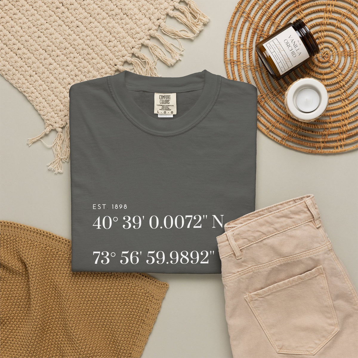 Luxe  Graphic Tee - Brooklyn Coordinates Locked
