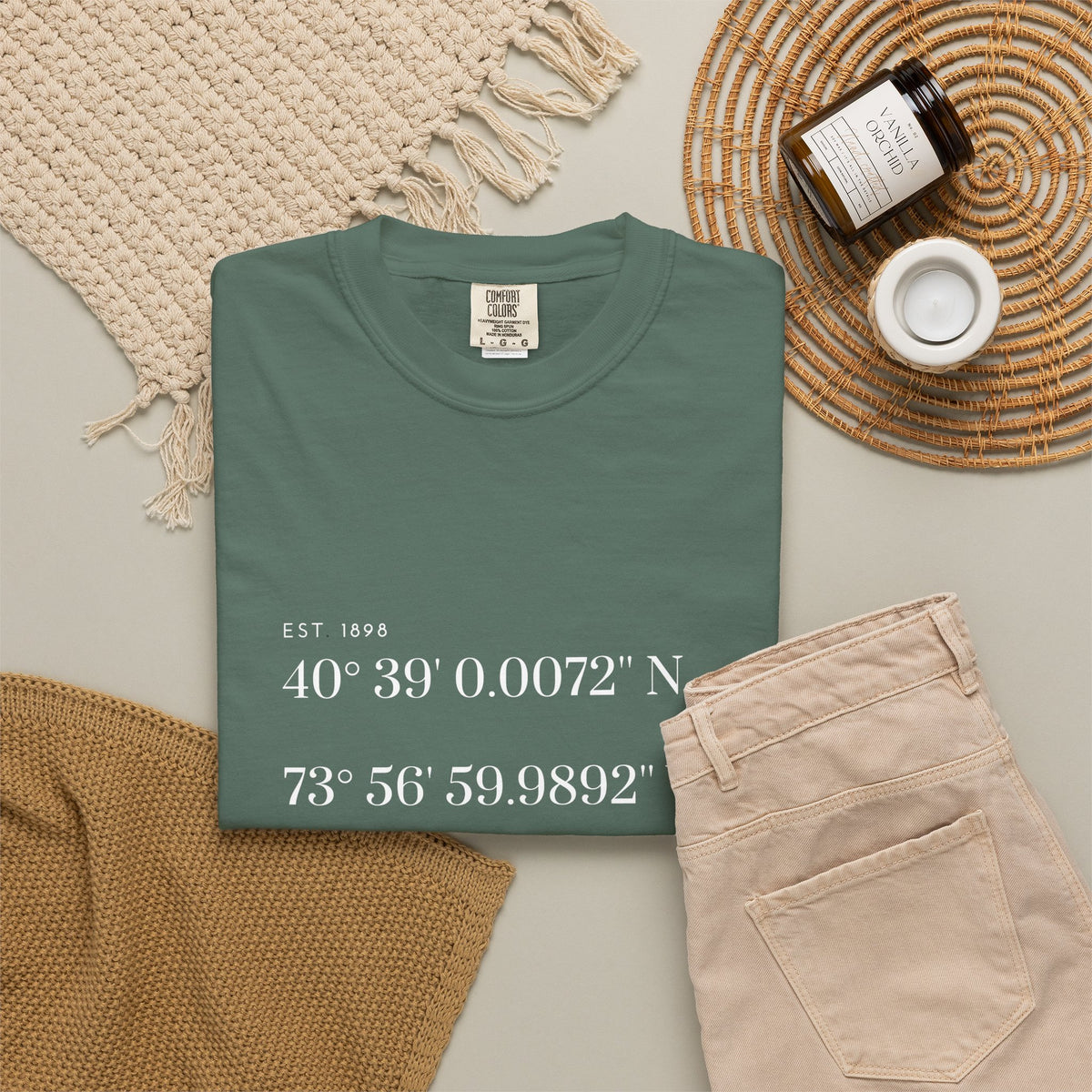 Luxe  Graphic Tee - Brooklyn Coordinates Locked