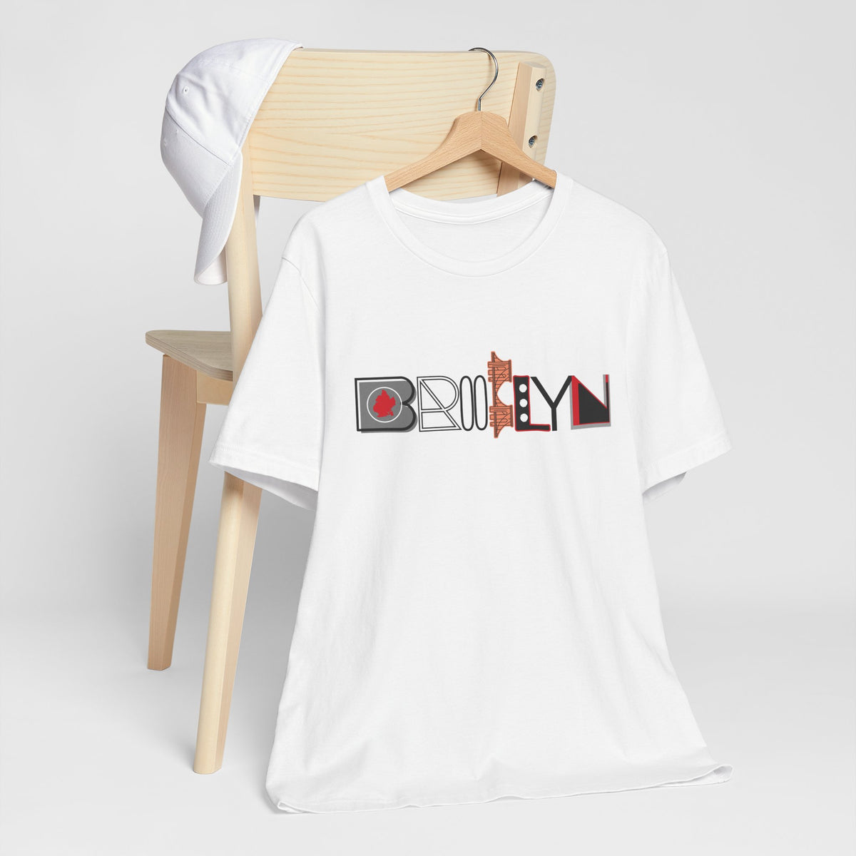 Luxe Graphic Tee — Brooklyn Landmark & Skyline Graphic