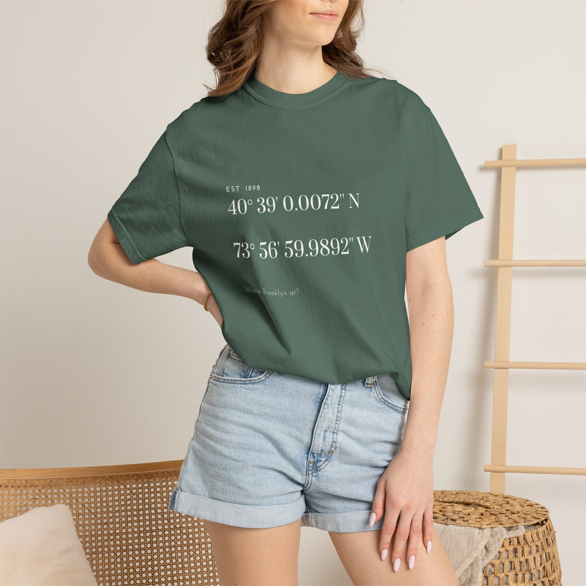 Luxe  Graphic Tee - Brooklyn Coordinates Locked
