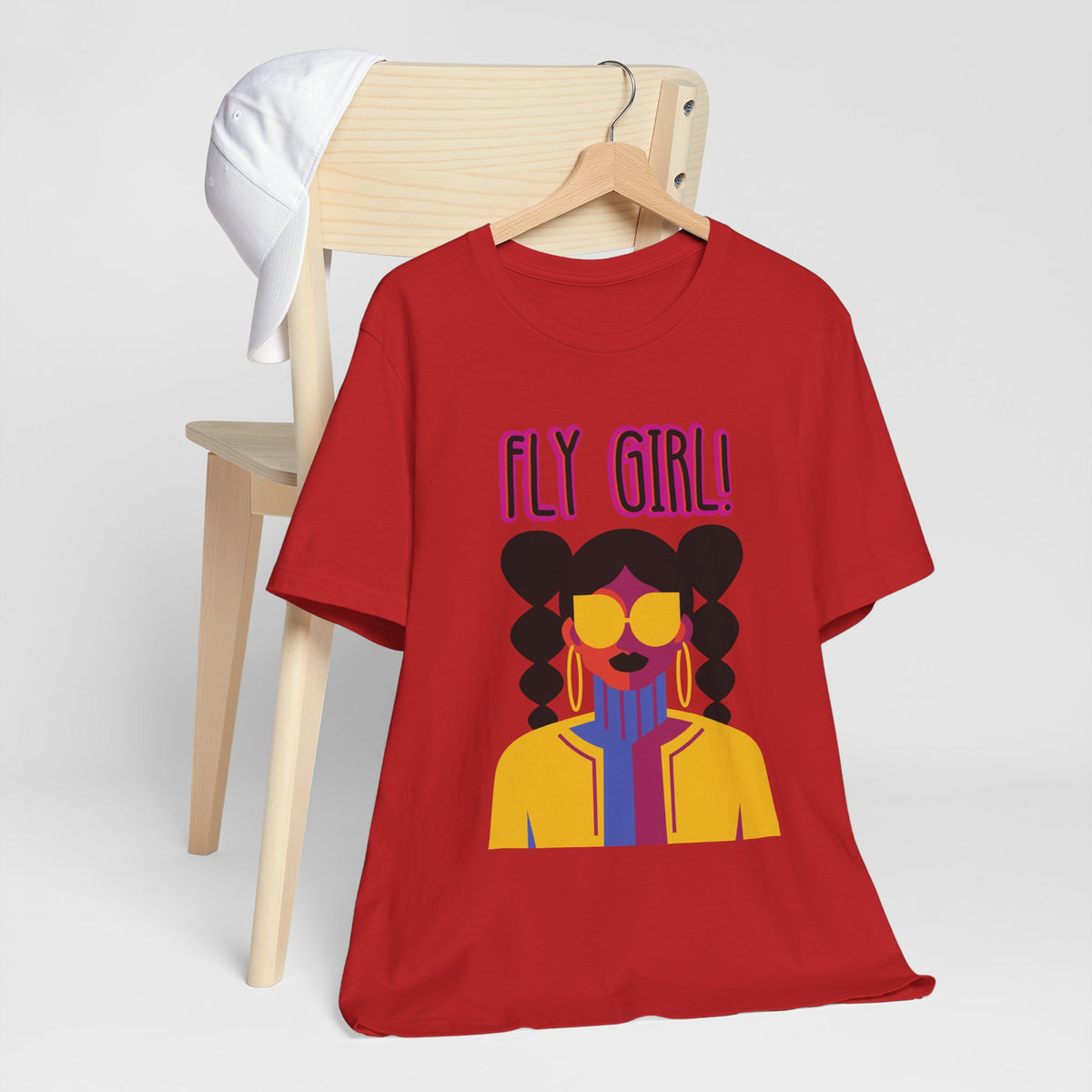 Luxe Graphic Tee — Bold Retro Fly Girl