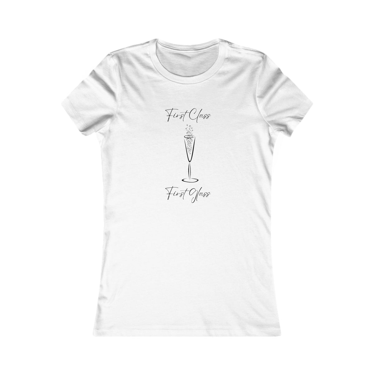 Luxe Graphic Tee - First Class First Glass