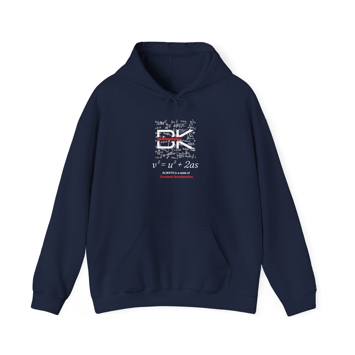 Luxe Hoodie — Brooklyn Scientific Equation Constant Acceleration