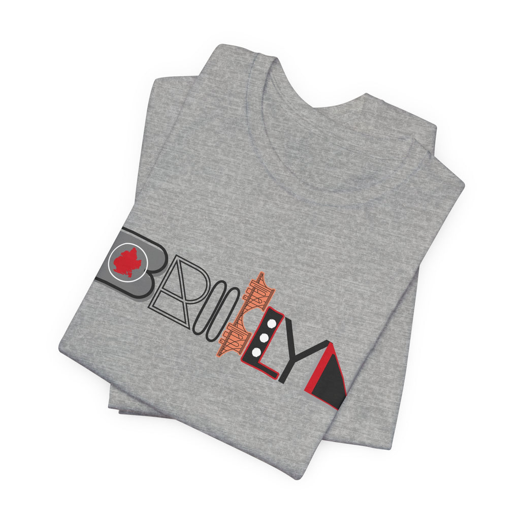 Luxe Graphic Tee — Brooklyn Landmark & Skyline Graphic