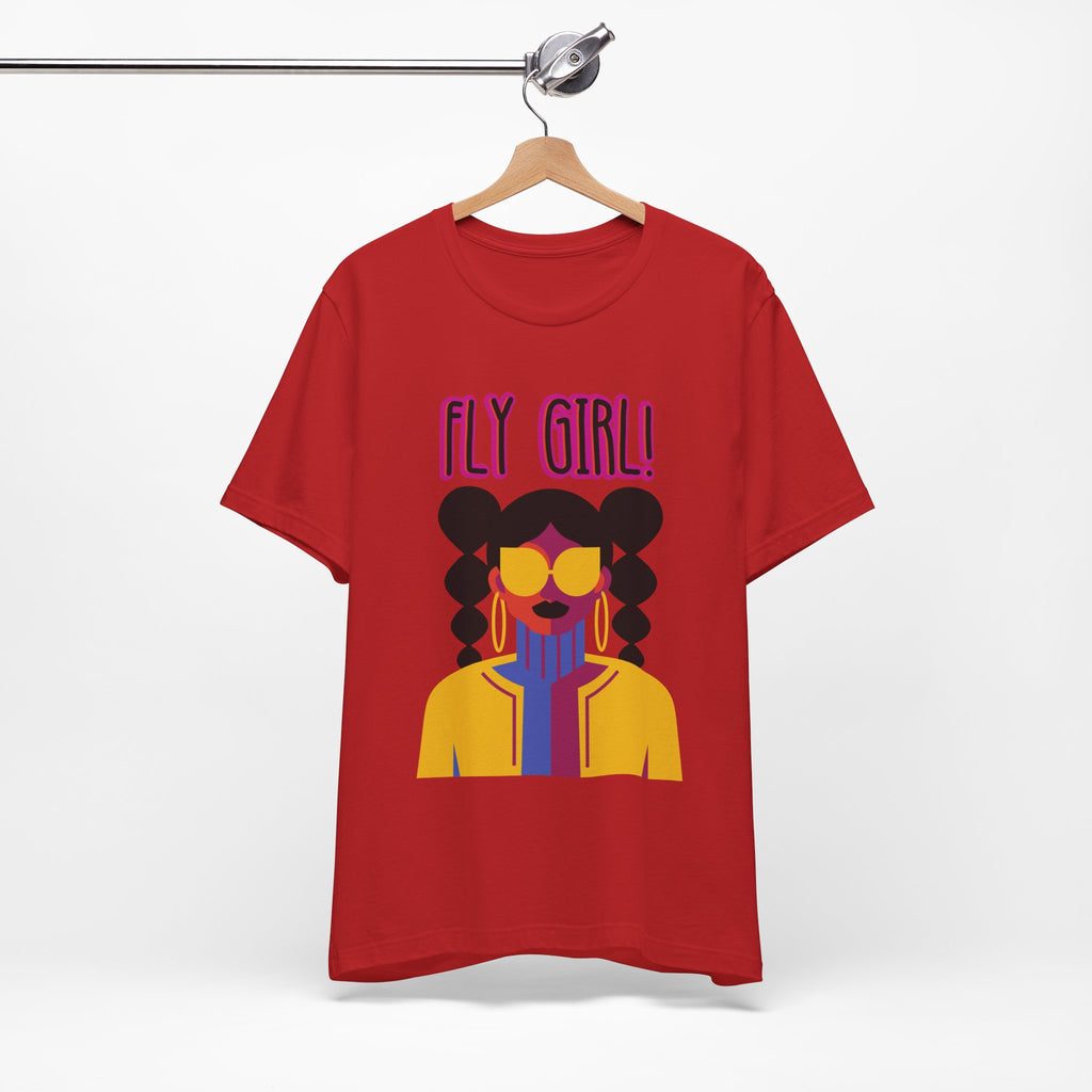 Luxe Graphic Tee — Bold Retro Fly Girl
