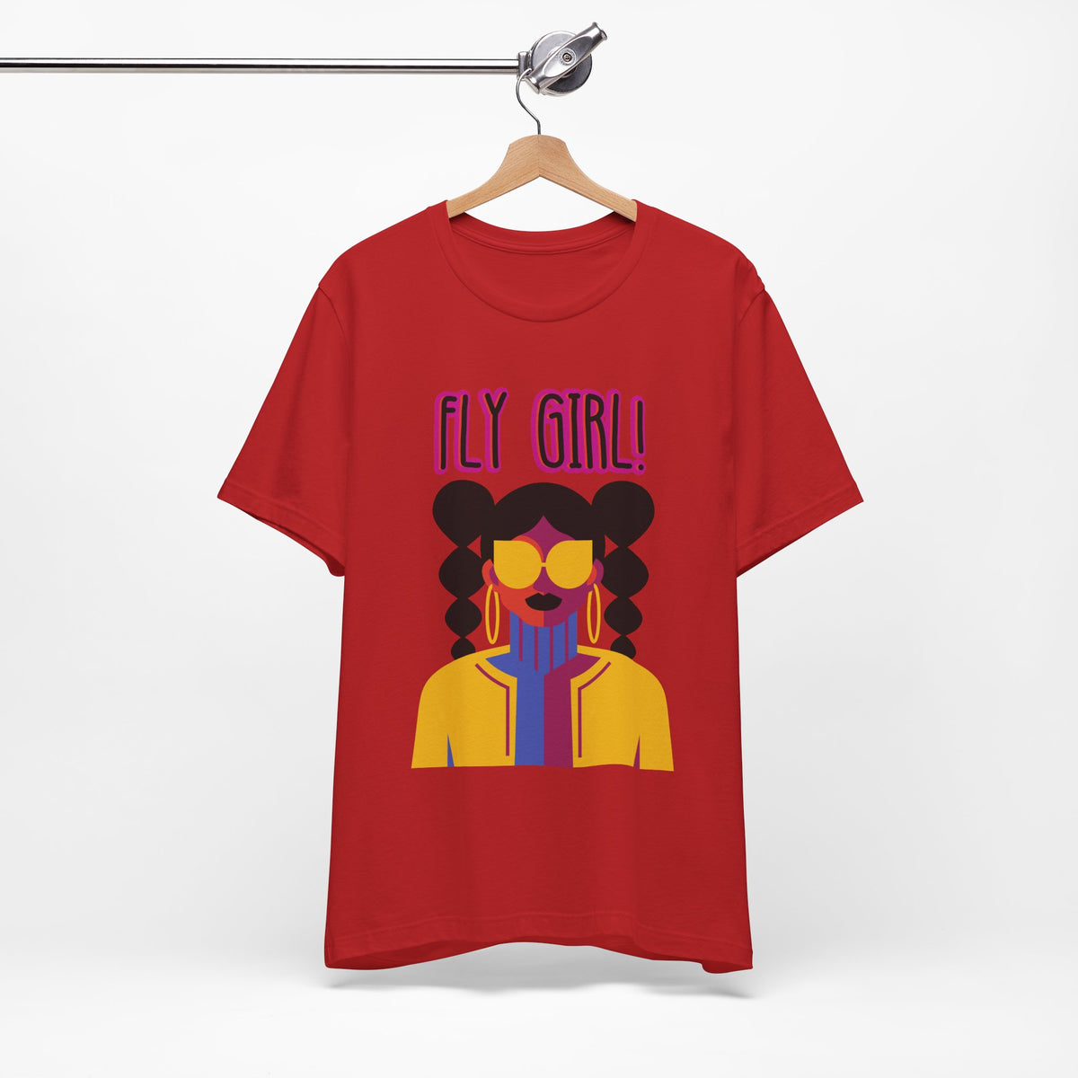 Luxe Graphic Tee — Bold Retro Fly Girl