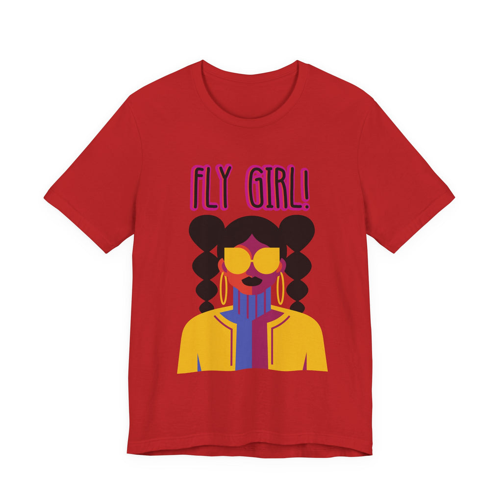 Luxe Graphic Tee — Bold Retro Fly Girl
